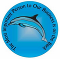 Dolphin Photo Hand Mirror (2.5" Diameter)